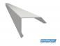 Preview: Dachrandprofil ISOS, 195cm, Silber RAL 9006 stranggepresst, Materialstärke: 1,5 mm